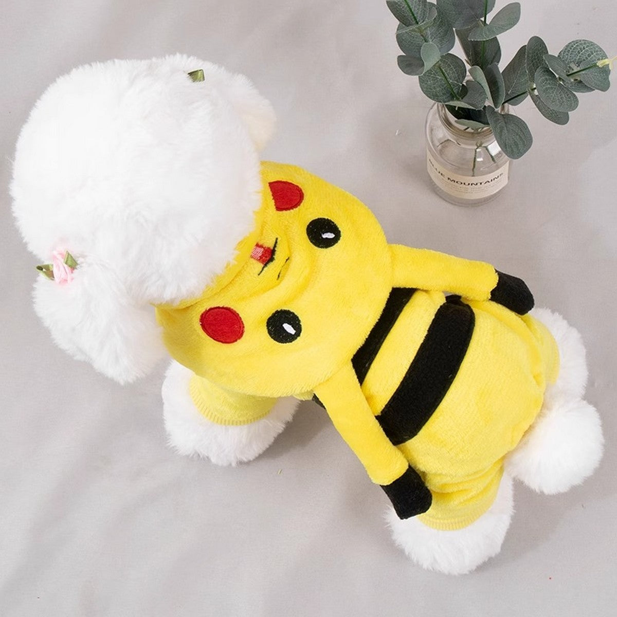 Pet Cartoon Costume Four Leg Winter Outfit_CWMM12787