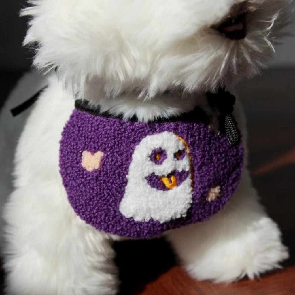 Halloween Pet Bib – Pumpkin Ghost Bandana_CWMM11072