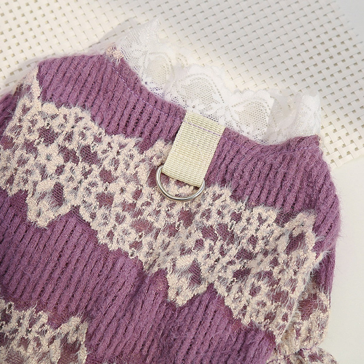 Lace Pet Turtleneck – Warm Winter Dog & Cat Shirt_CWMM11075