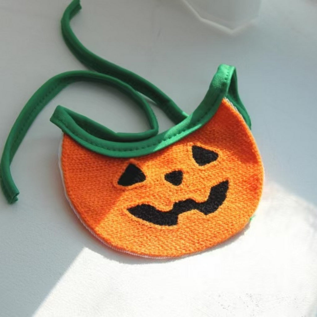 Halloween Pet Bib – Pumpkin Ghost Bandana_CWMM11072