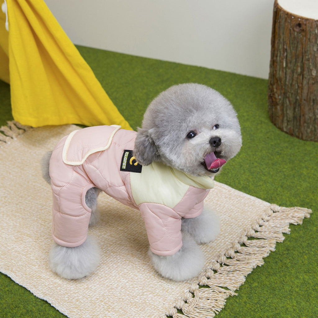 Teddy Bichon Dog Four-Leg Cotton Vest_CWMM12230
