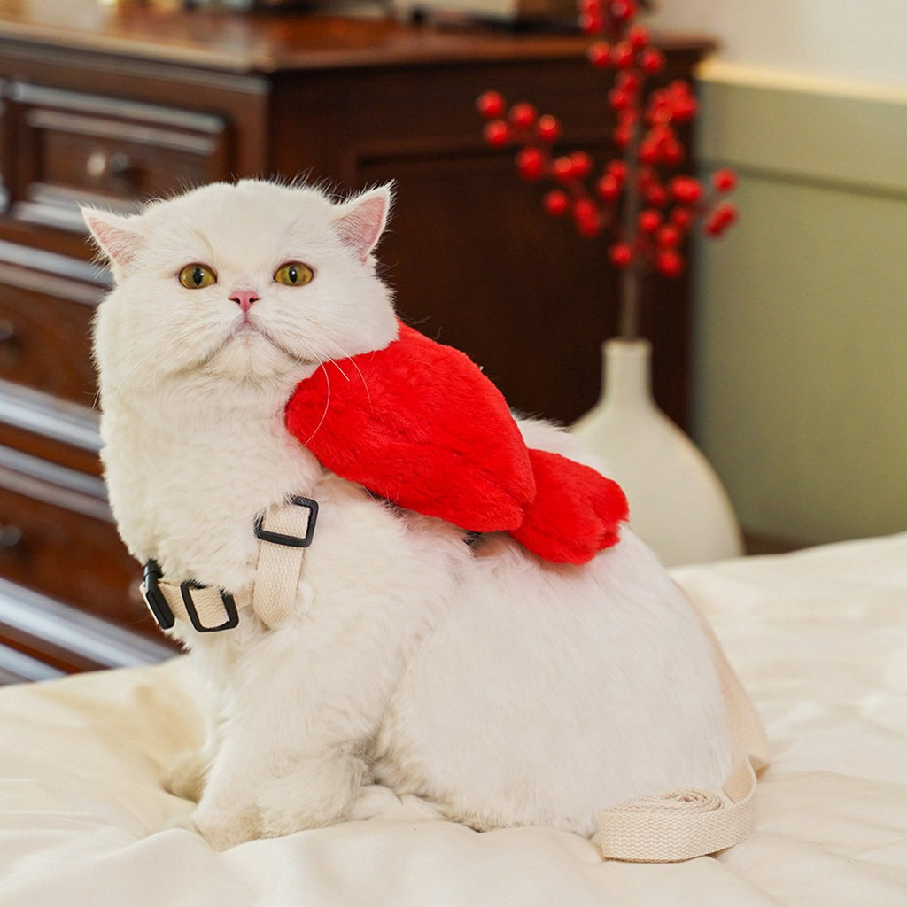 Pet Harness Leash – Bow Design Dog Cat Set_CWMM11297