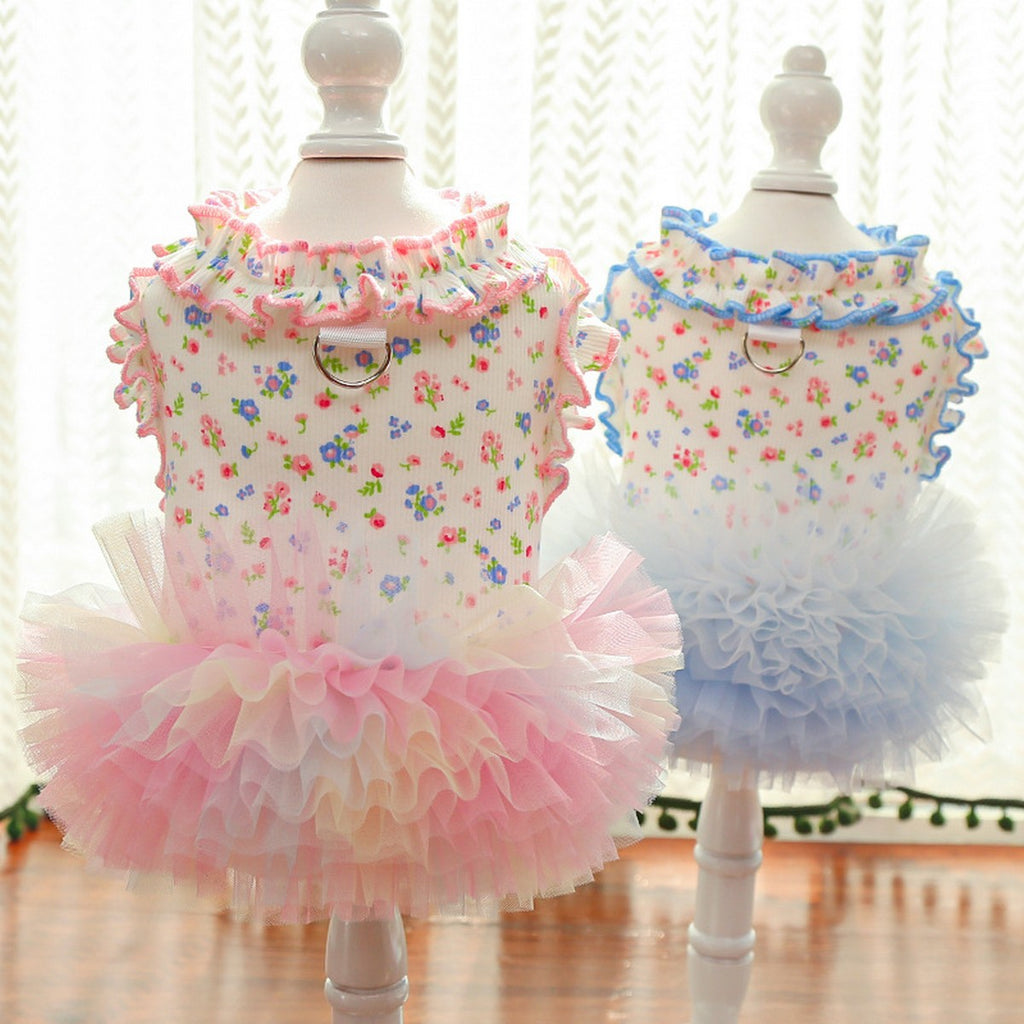 Pet Pajamas Bulk Order Floral Print & Cooling Fabric_CWMM11137