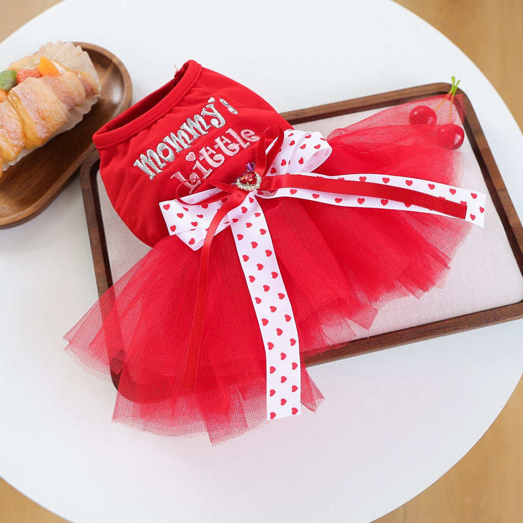 Cute Pet Sweet Princess Tulle Dress_CWMM13088