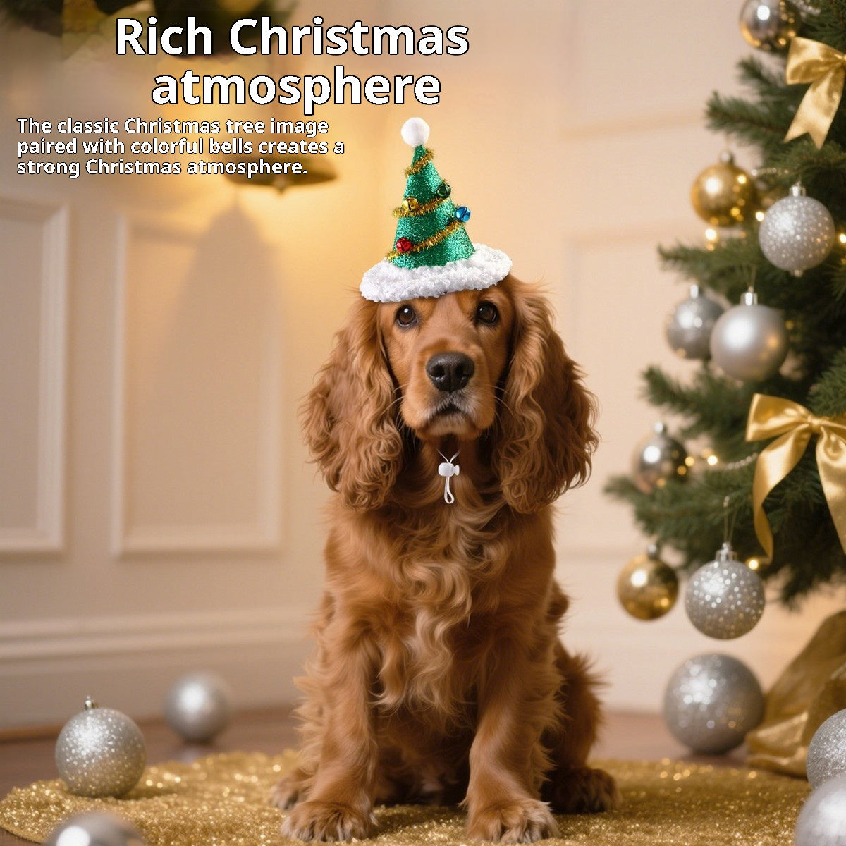 Cute Christmas Pet Hat – Snowman Tree Headwear_CWMM11353