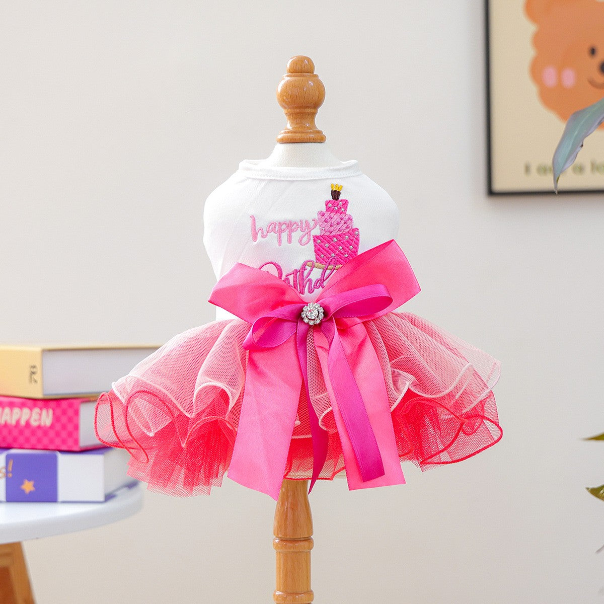 Puppy Kitten Warm Puff Dress Outfit_CWMM13040