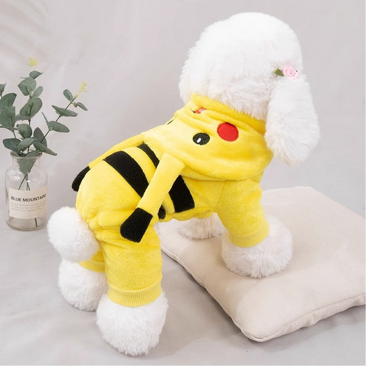 Pet Cartoon Costume Four Leg Winter Outfit_CWMM12787