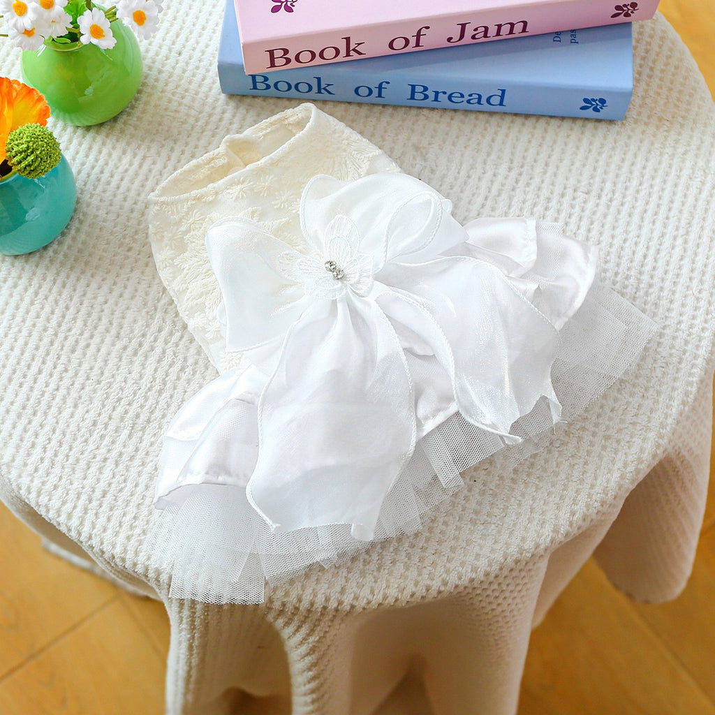 Cute Pet Ballet Tulle Princess Dress_CWMM13091