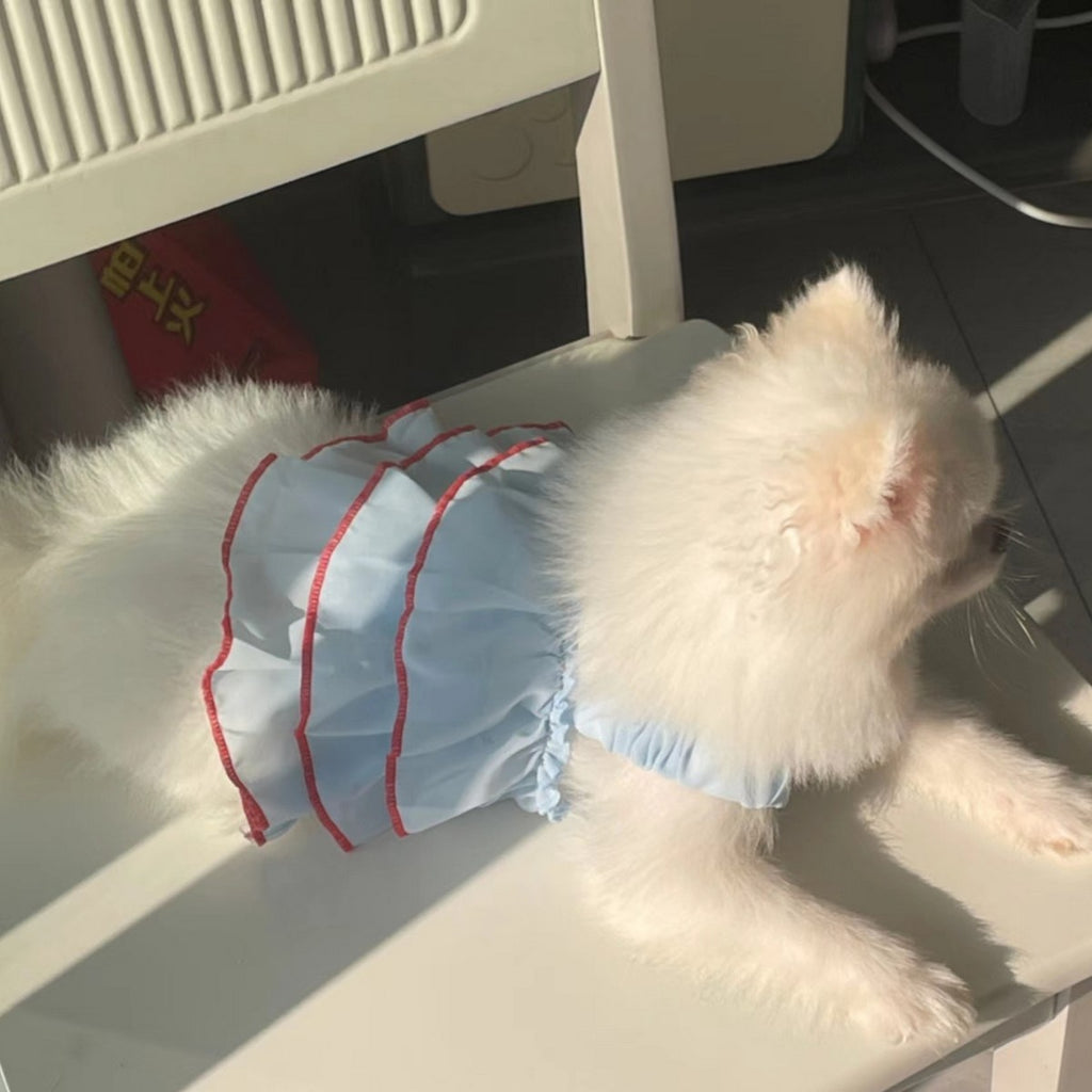 Cute Summer Pet Dress – Breathable Outfit_CWMM11170
