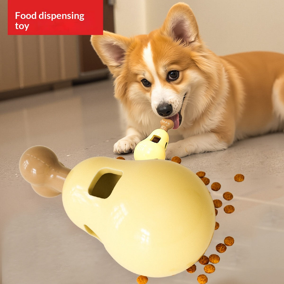 Interactive Dog Treat Dispensing Chew Toy_CWMM12965