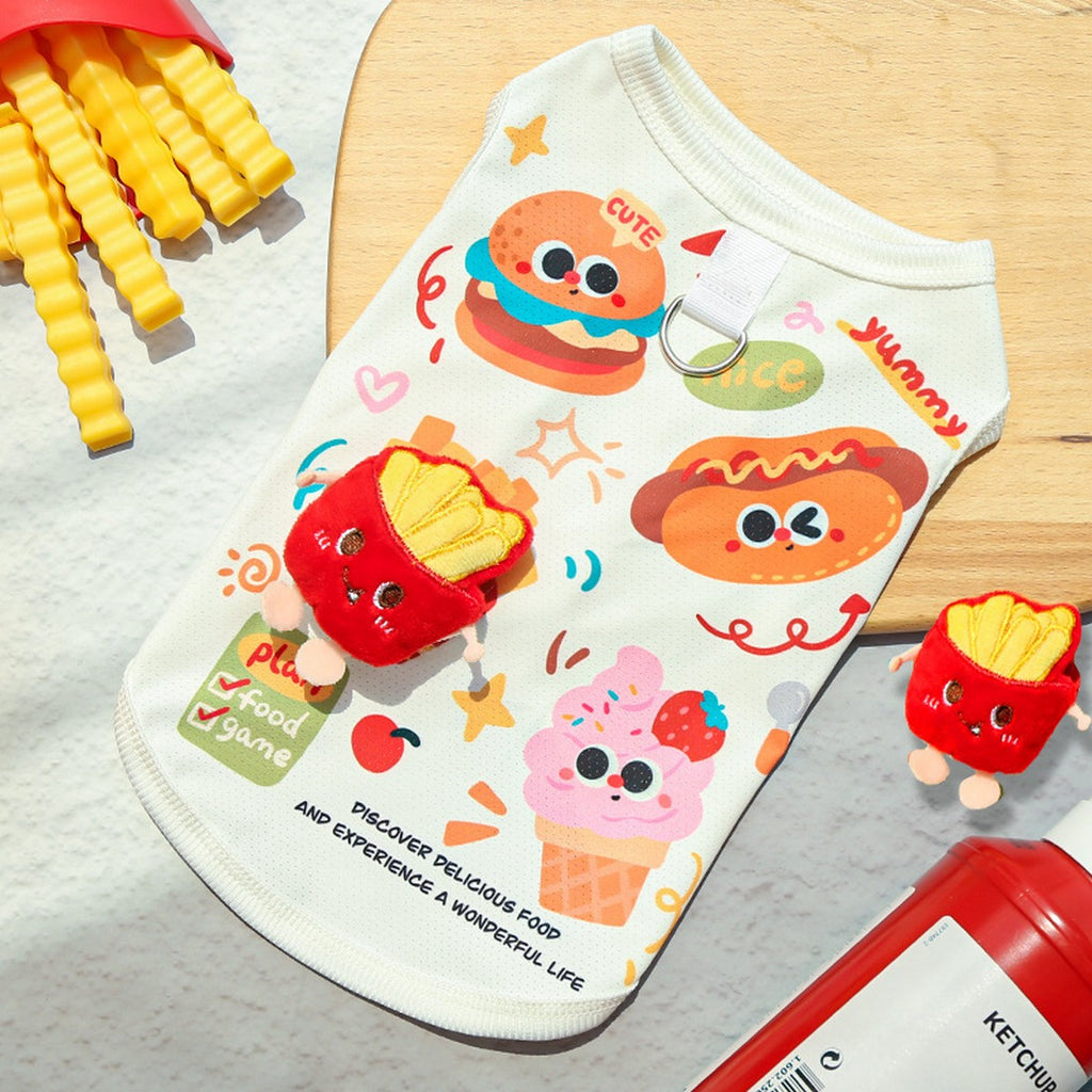 Summer Pet Clothes – Lightweight Ice Silk Vest_CWMM11059