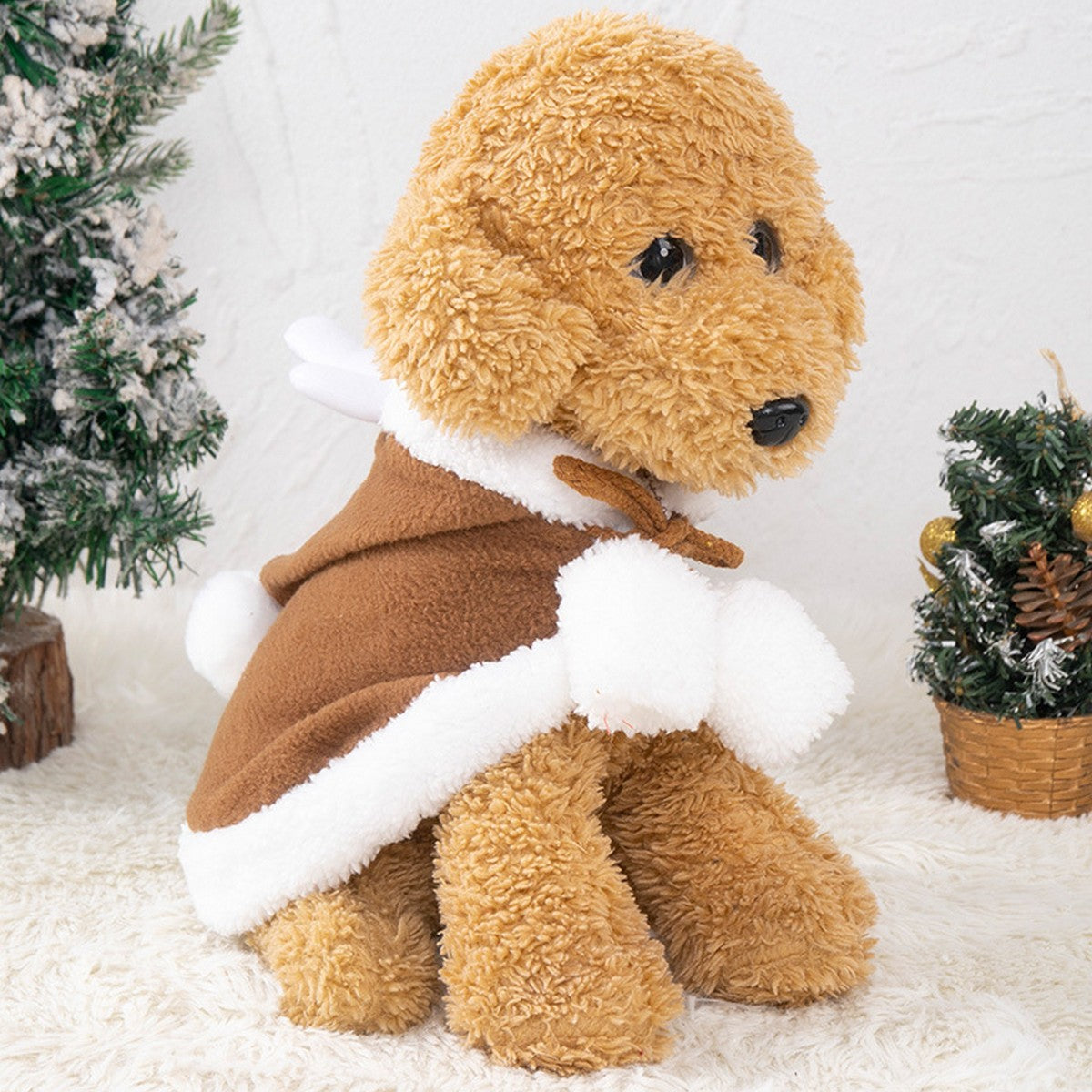 Small Dog Cat Cosplay Reindeer Costume_CWMM12879
