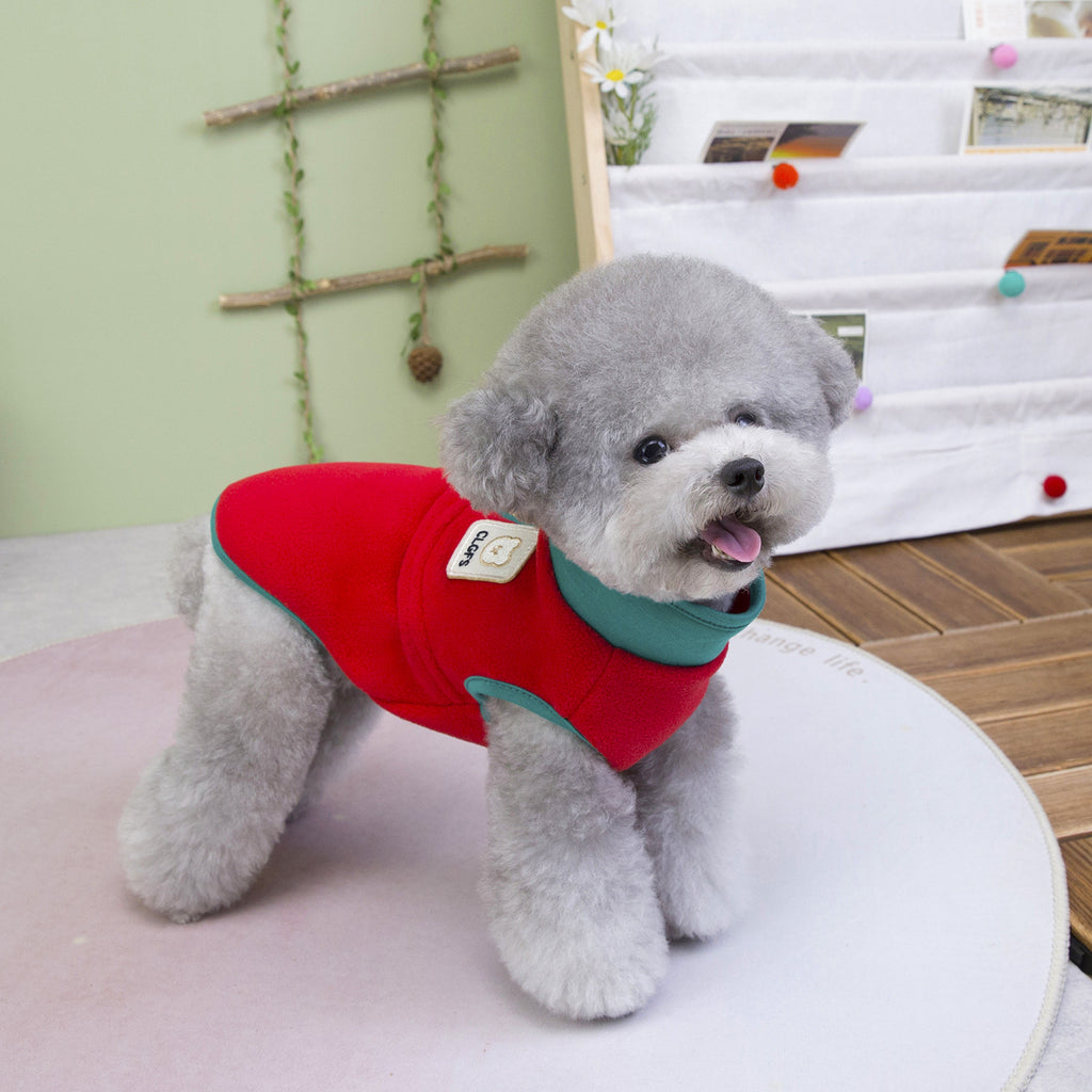 Cool Fleece Dog Vest for Small Dogs_CWMM12205