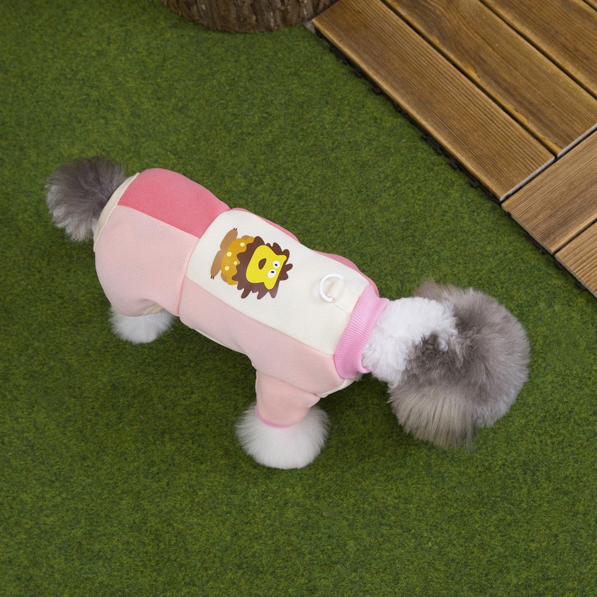 Winter Lion Dog Hoodie Jumpsuit Small Dogs_CWMM12258