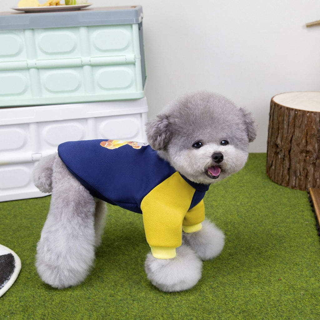 Warm Fleece Dog Hoodie Teddy Bichon Yorkie_CWMM12249