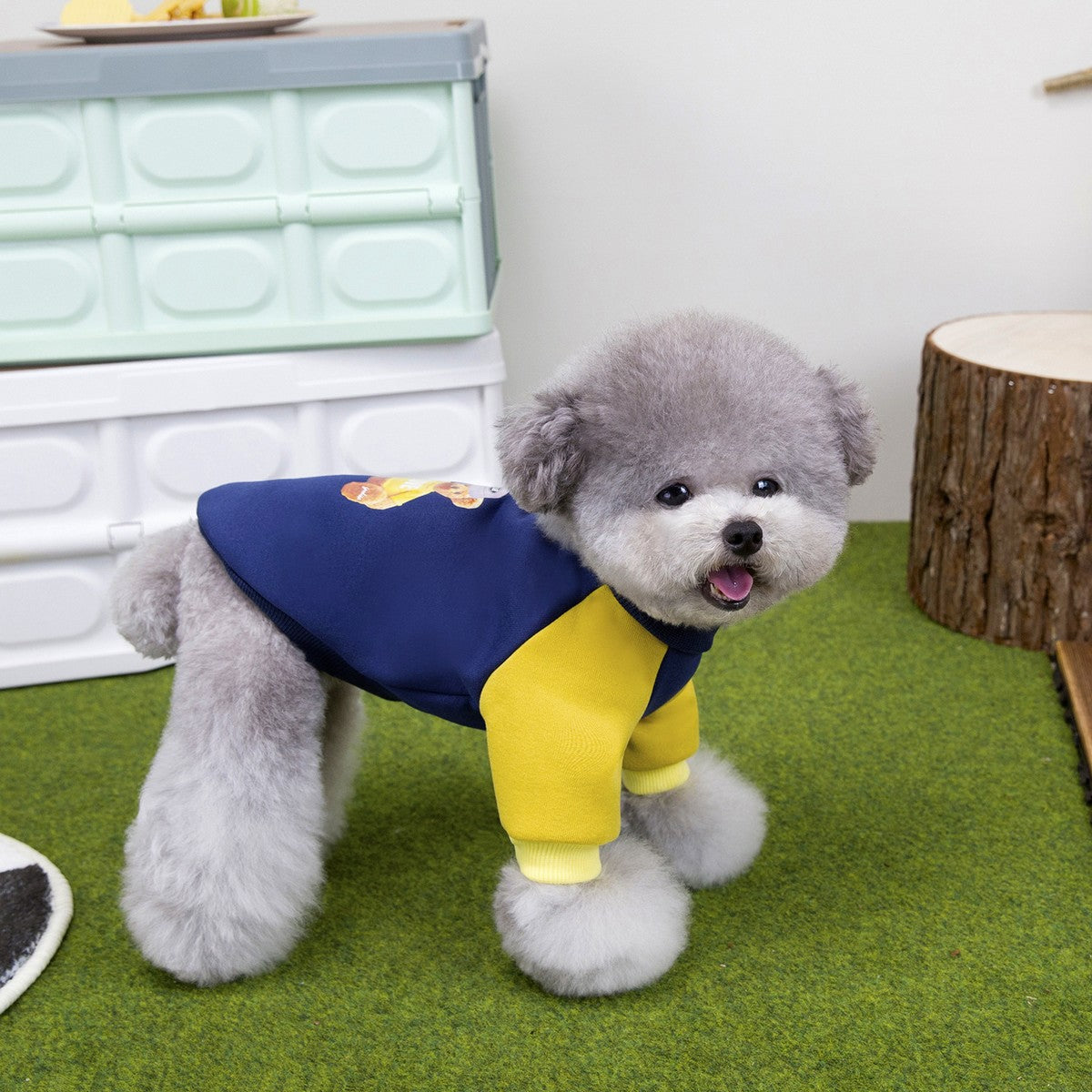 Warm Fleece Dog Hoodie Teddy Bichon Yorkie_CWMM12249