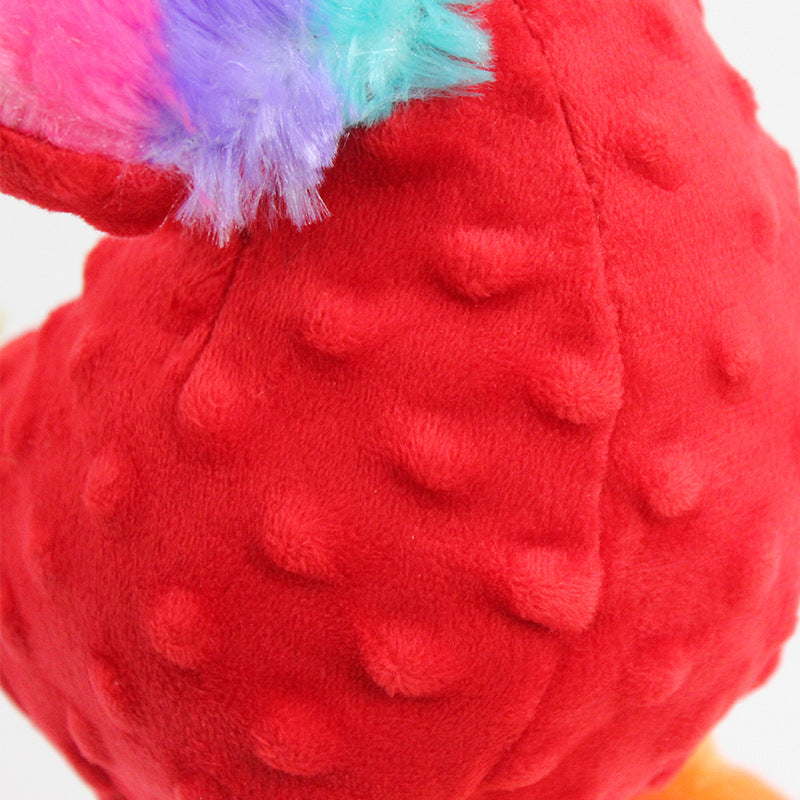 Interactive Rooster Plush Chew Toy_CWMM13306