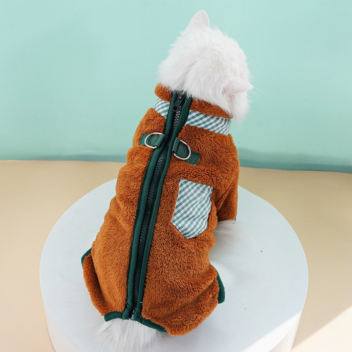 Pet Fleece Jumpsuit – Dog Cat Winter Outfit_CWMM11276