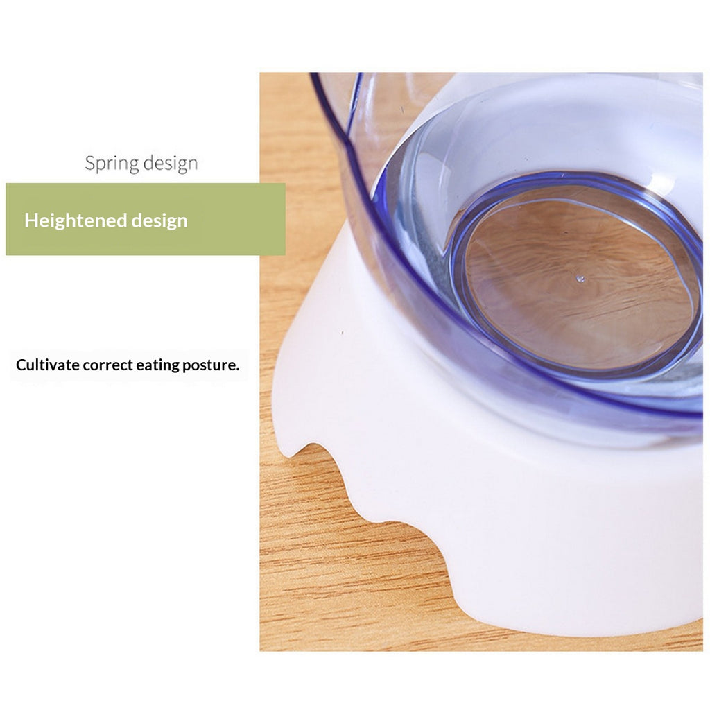 Elevated Plastic Cat and Dog Double Feeding Bowl_CWMM13011
