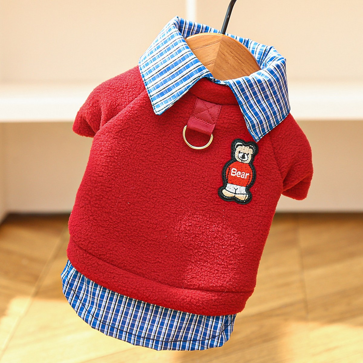 Miu Style Pet Fleece Top – Cozy Winter Outfit_CWMM11068