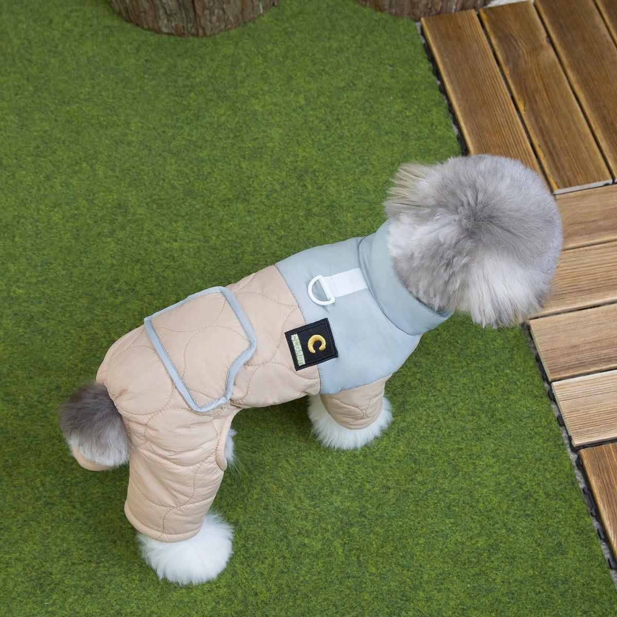 Teddy Bichon Dog Four-Leg Cotton Vest_CWMM12230