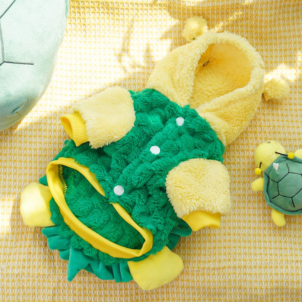 Funny Pet Outfit – Warm Cartoon Dog Cat Clothes_CWMM11153