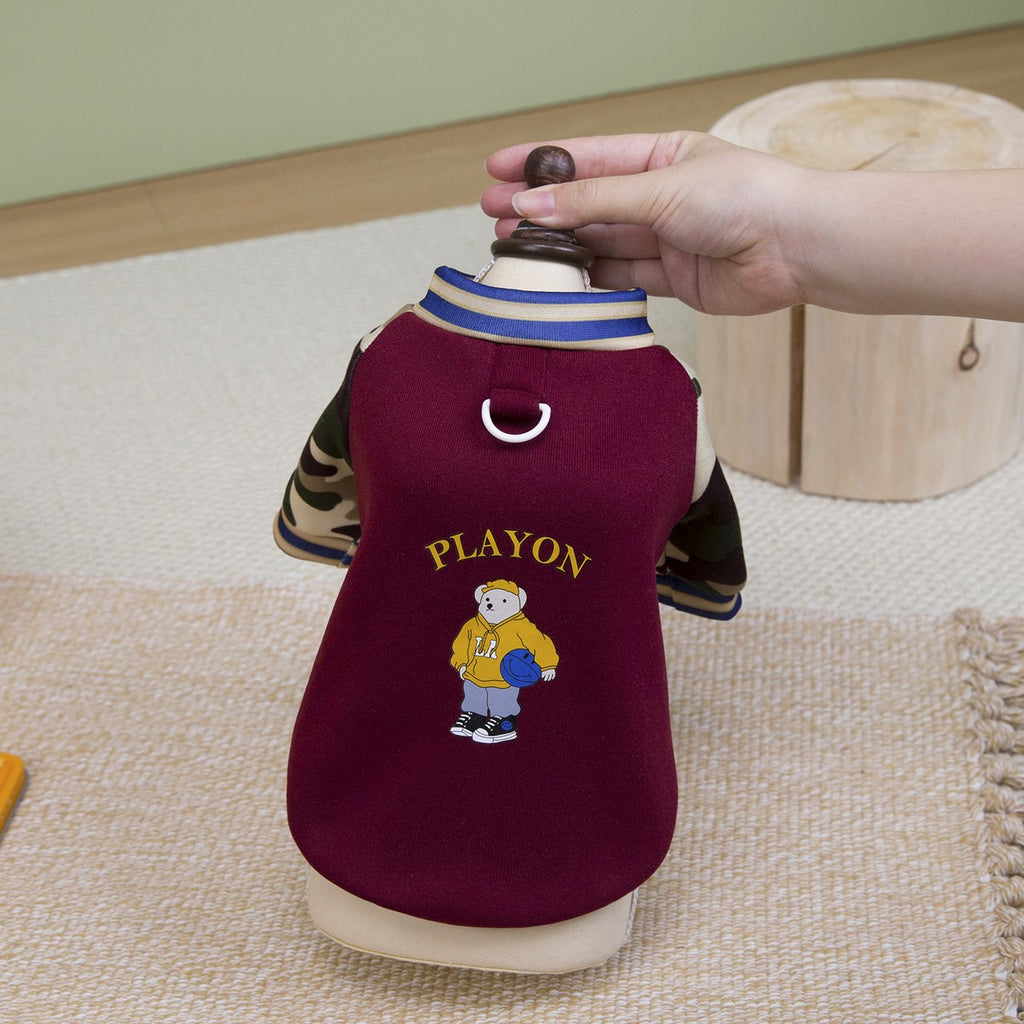 Winter Dog Hoodie Small Dogs Plush Sweater_CWMM12275