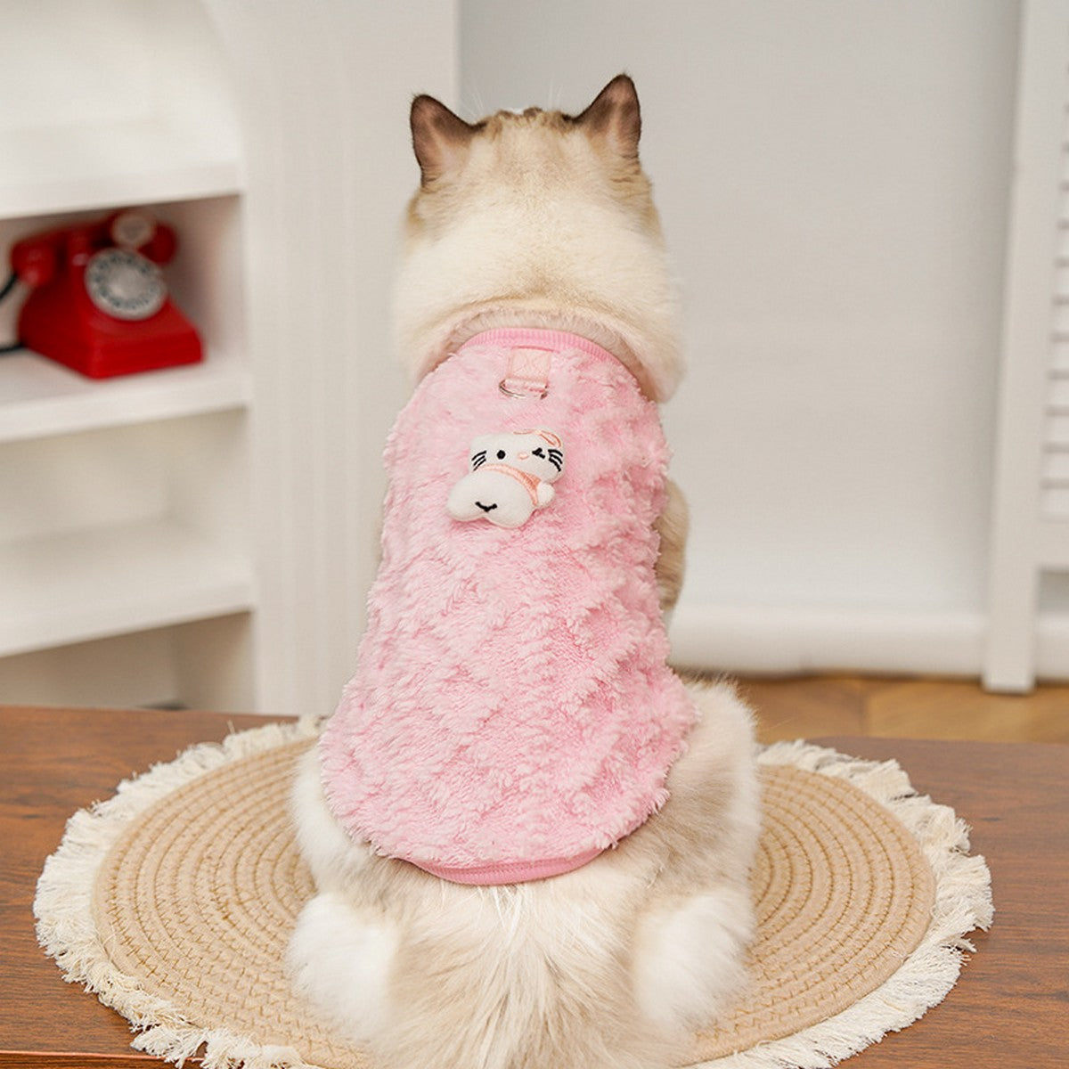 Plush Lined Coat for Small Dogs & Cats_CWMM11119
