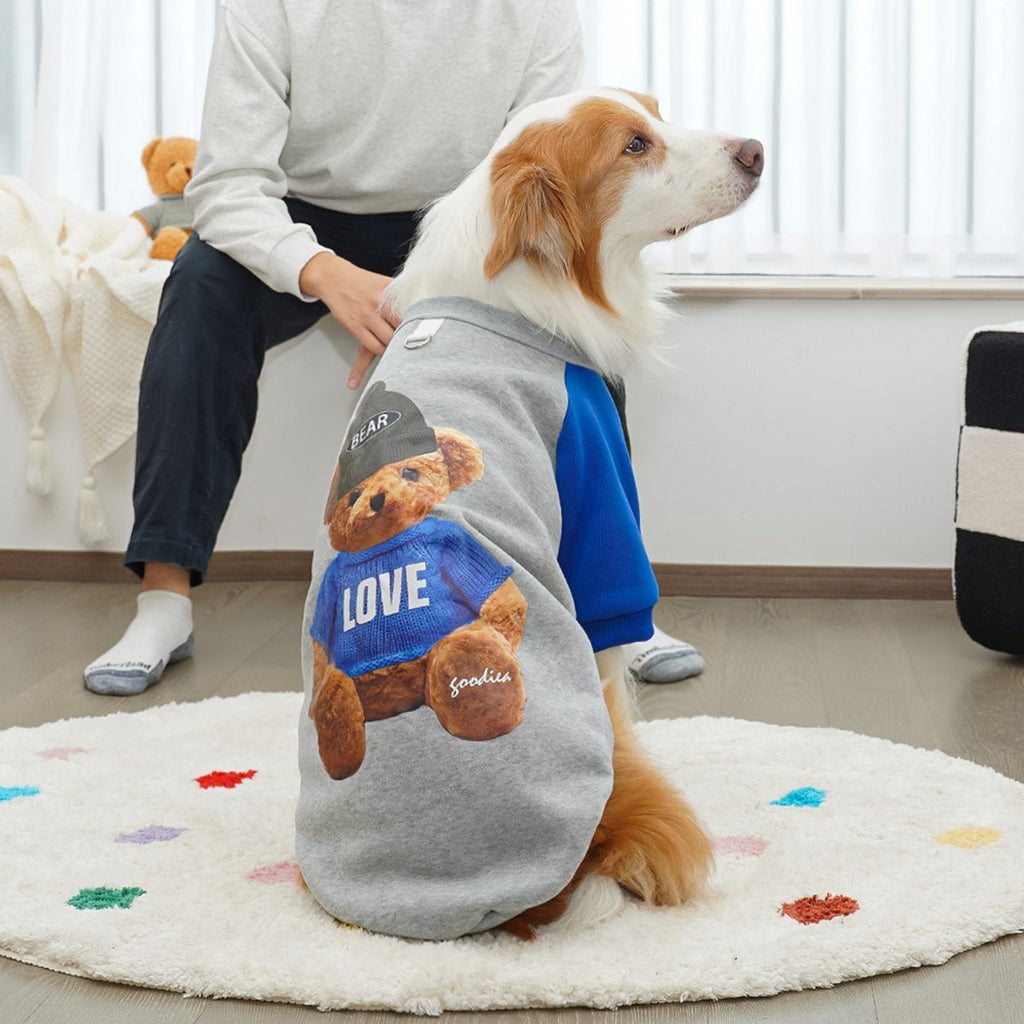 Fleece Pet Hoodie – Warm Winter Dog Cat Clothes_CWMM11162