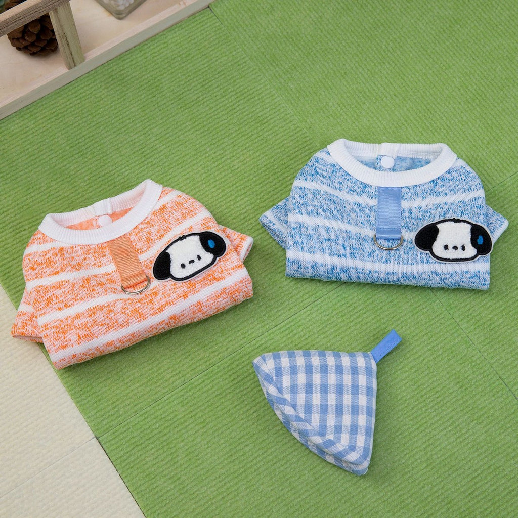 Pet Winter Knitted Hoodie with Leash Ring_CWMM12229