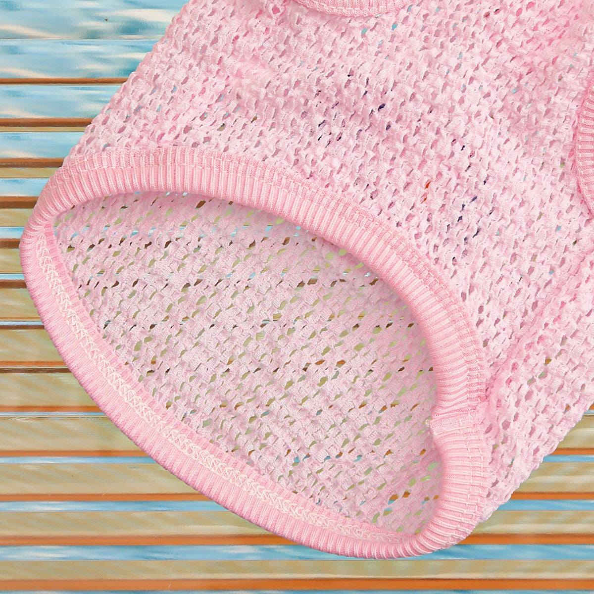 Mesh Pet Vest – Breathable Stretch Summer Top_CWMM11229