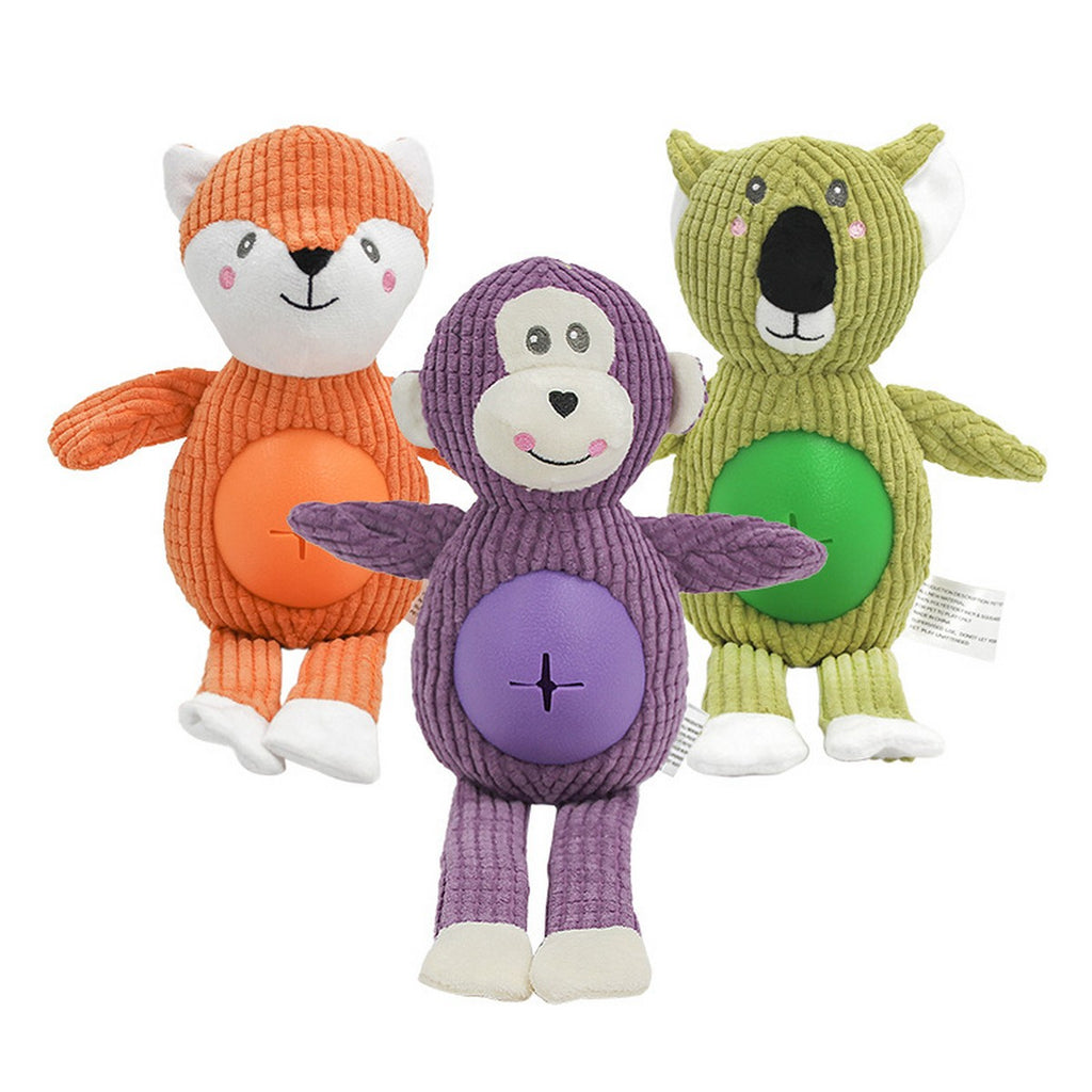 Squeaky Plush Koala Dog Toy_CWMM13329