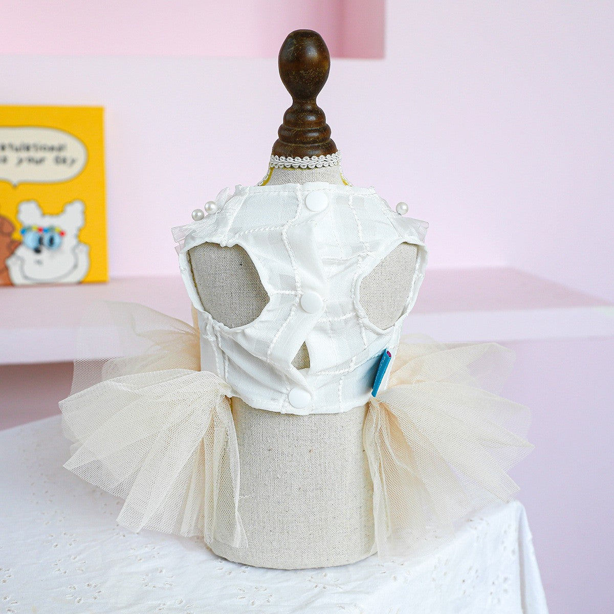 Pet Cozy Sissi Princess Wedding Skirt Dress_CWMM13041