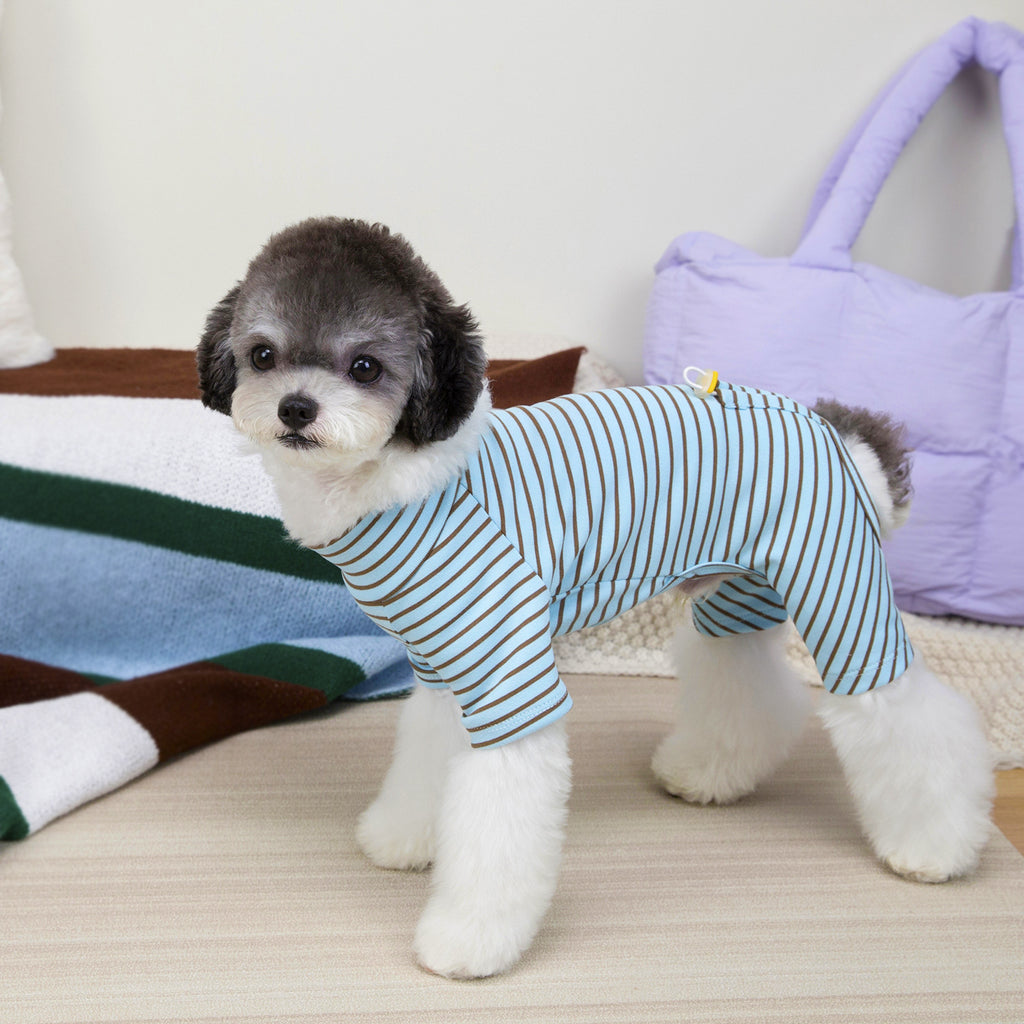Comfortable Dog Fleece Jumpsuit for Winter_CWMM12197