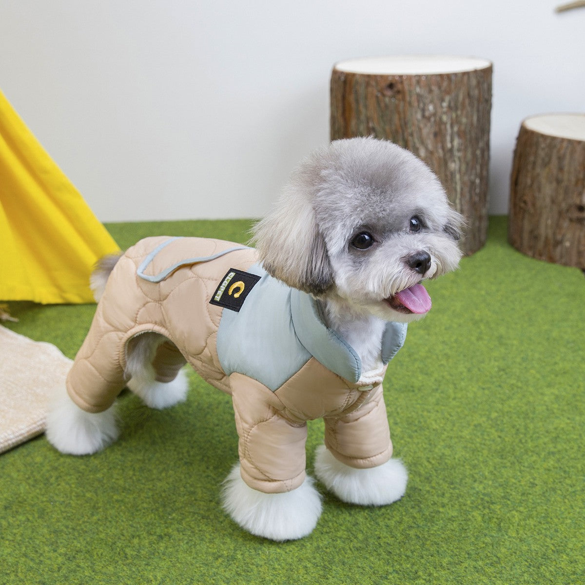 Teddy Bichon Dog Four-Leg Cotton Vest_CWMM12230