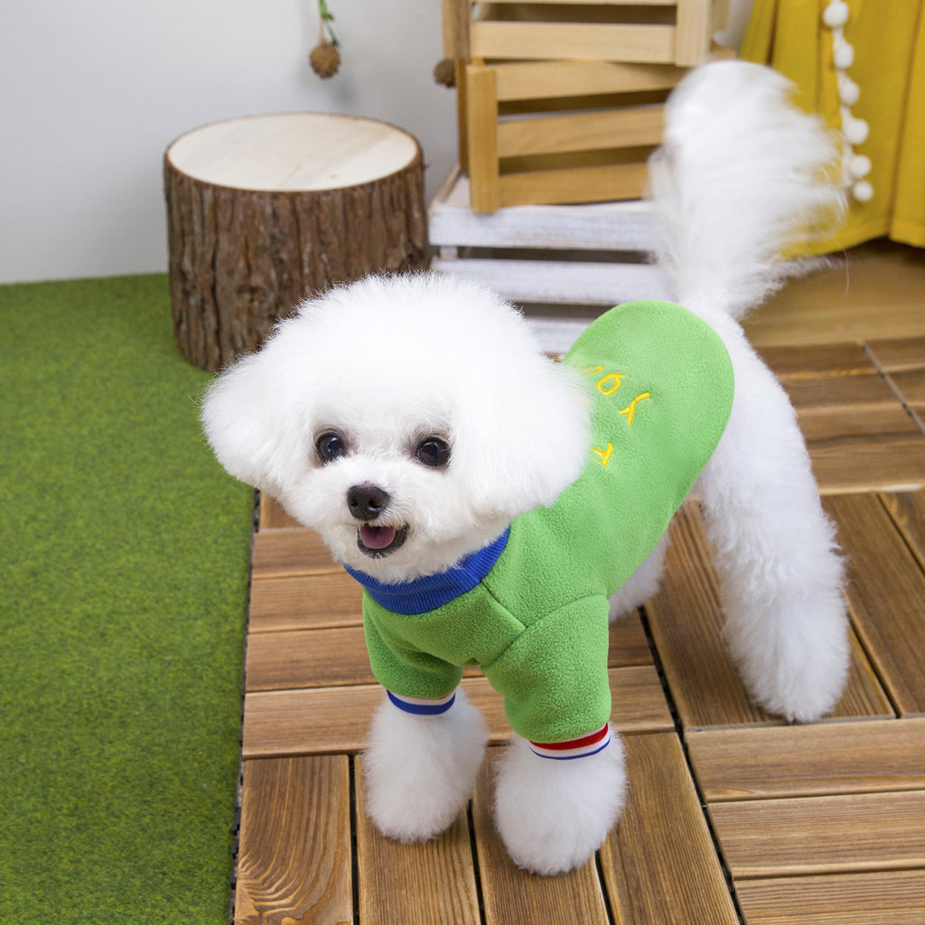 Warm Fleece Dog Hoodie for Small Dogs_CWMM12198