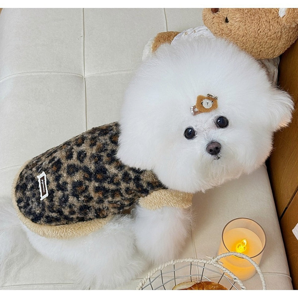 Warm Turtleneck Dog Vest Teddy Bichon Cat_CWMM12276