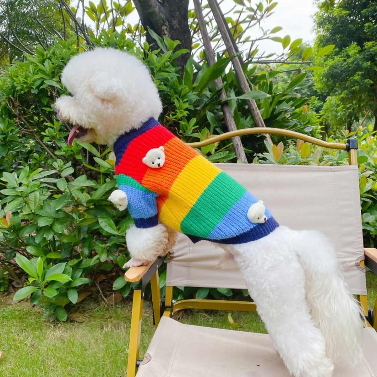 Colorful Knit Dog Cat Sweater for Winter_CWMM12307