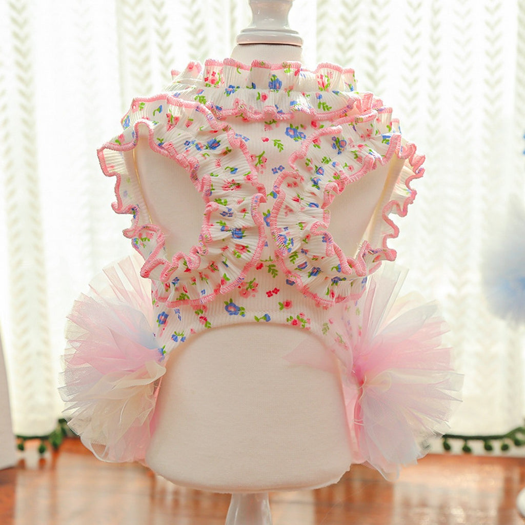 Pet Pajamas Bulk Order Floral Print & Cooling Fabric_CWMM11137