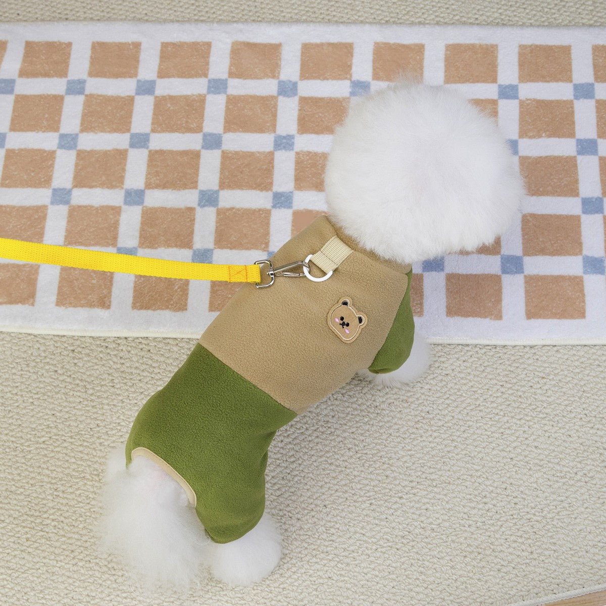 Plush Fleece Dog Jumpsuit Winter Small Dogs_CWMM12255