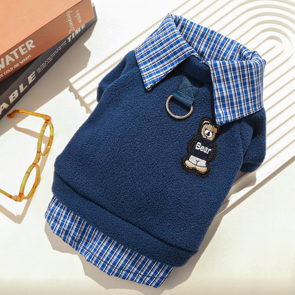 Miu Style Pet Fleece Top – Cozy Winter Outfit_CWMM11068