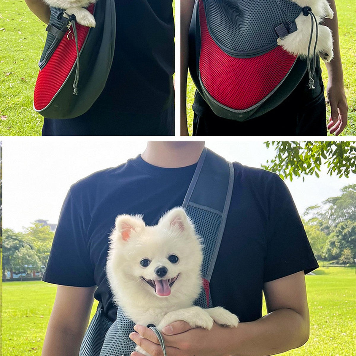 Breathable Mesh Cat & Dog Carrier_CWMM11133