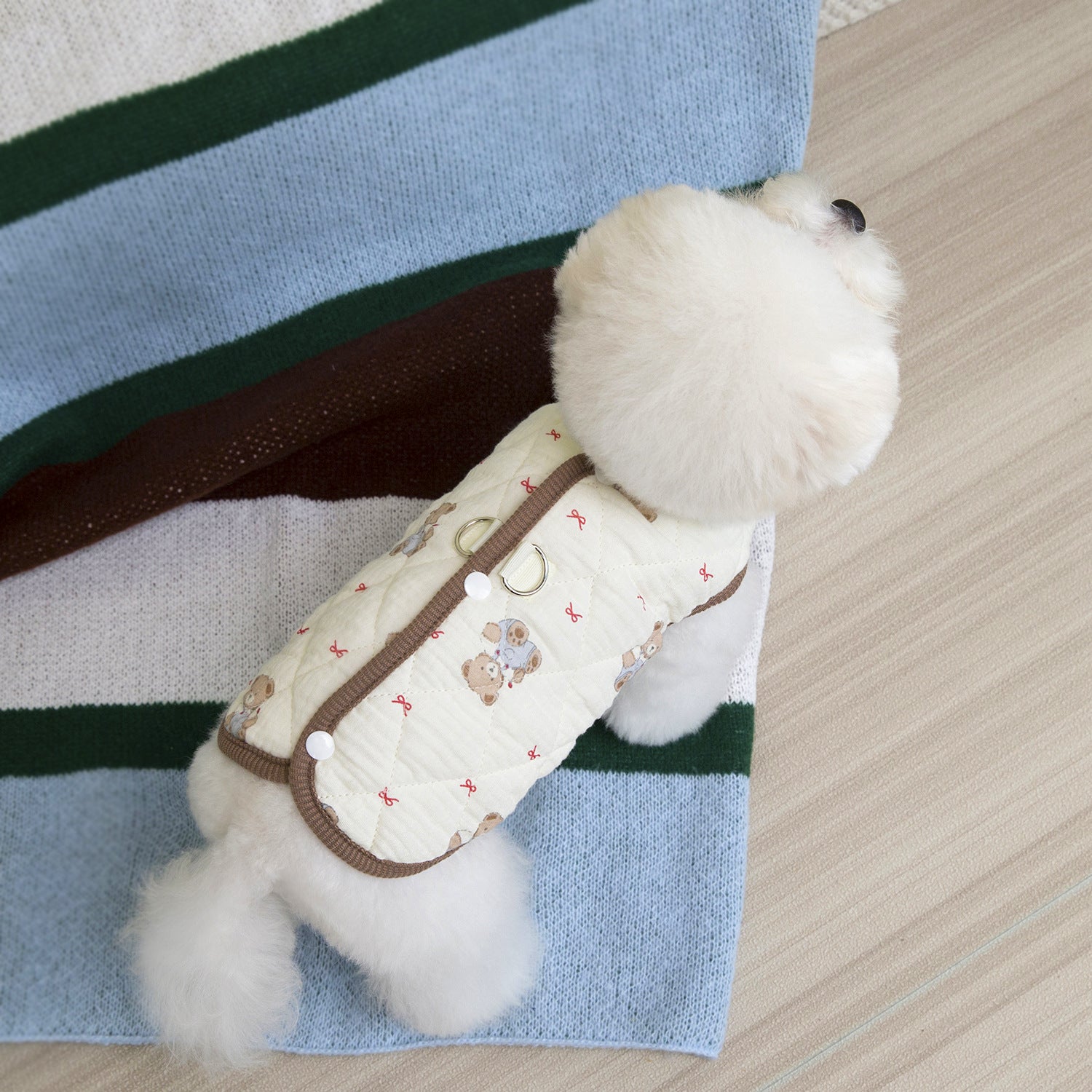 Warm Winter Dog Cotton Vest for Small Pets_CWMM12202