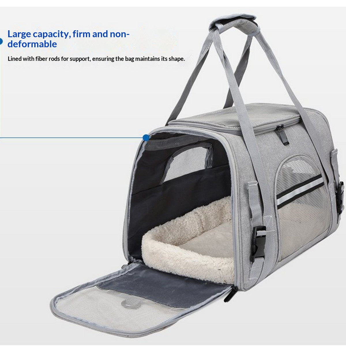 Lightweight Pet Carrier for Travel and Car Use_CWMM12936