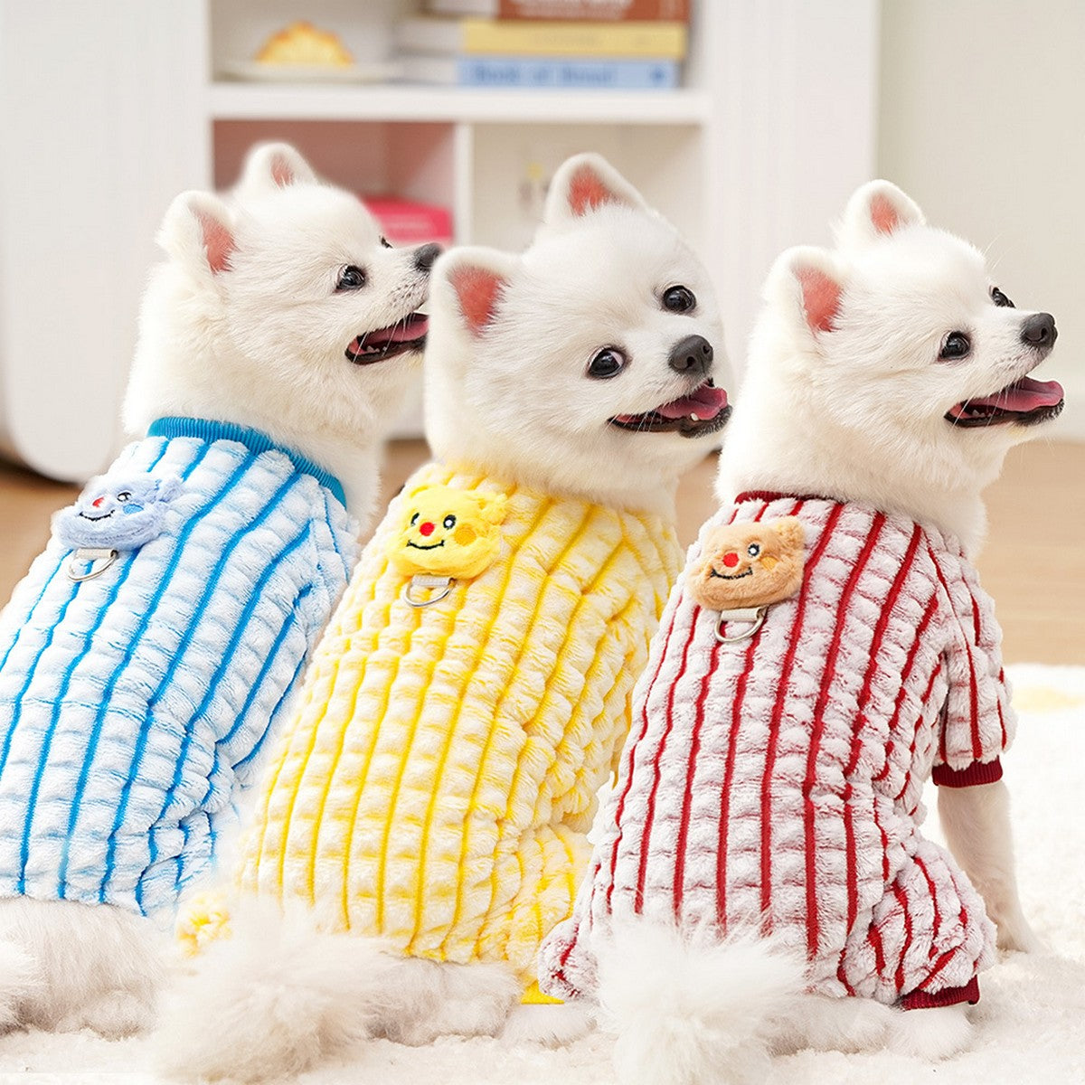 Pet Pajamas – Warm Dog Cat Four-Leg Outfit_CWMM11300