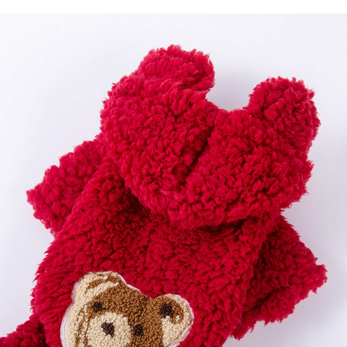 Cute Bear Hooded Pet Winter Coat_CWMM12742