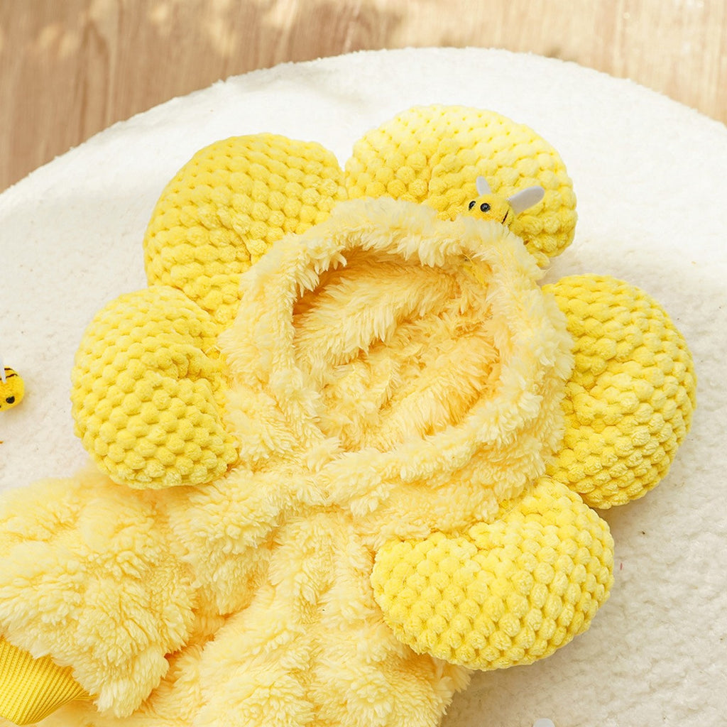 Sunflower Pet Hoodie – Warm Funny Dog Cat Wear_CWMM11155