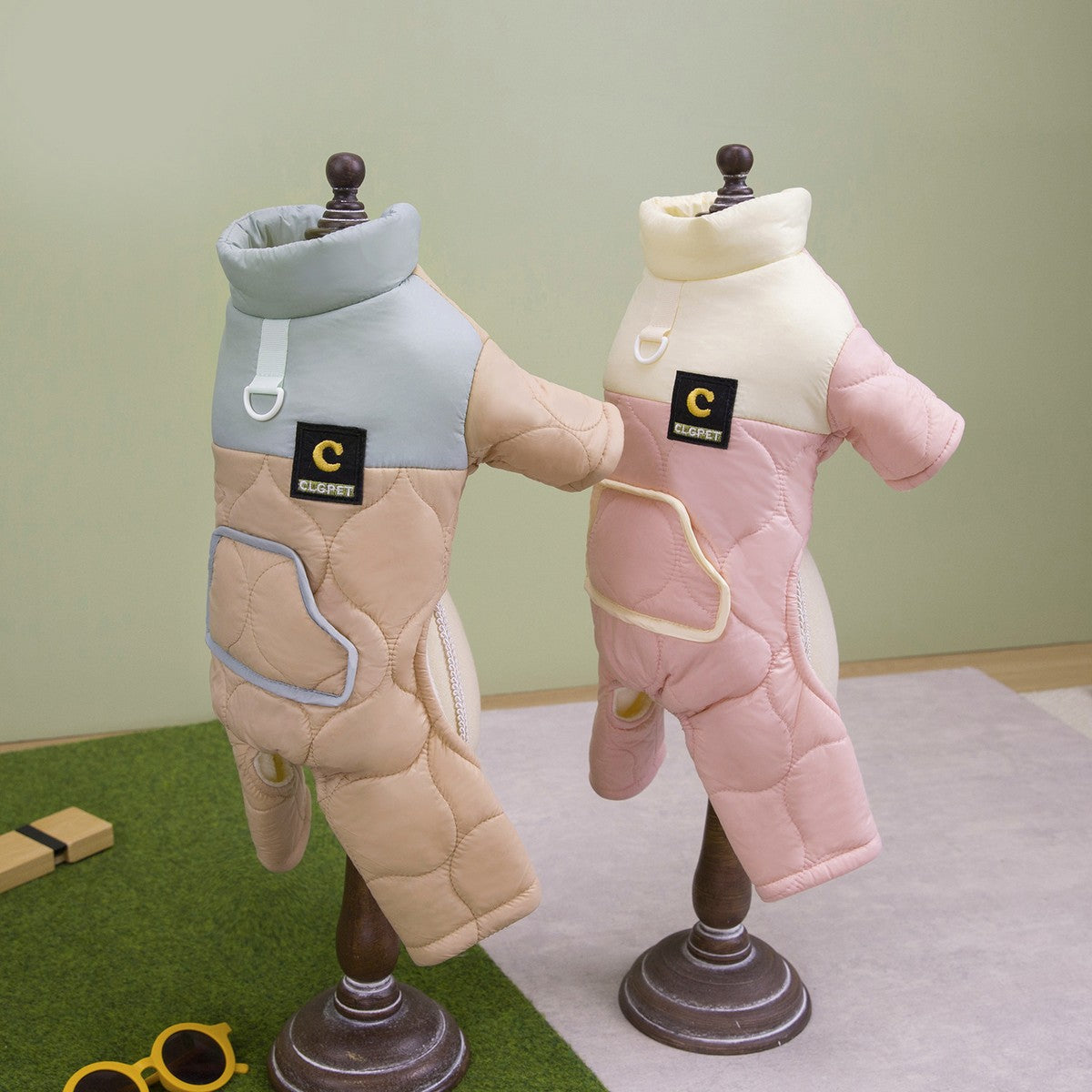 Teddy Bichon Dog Four-Leg Cotton Vest_CWMM12230