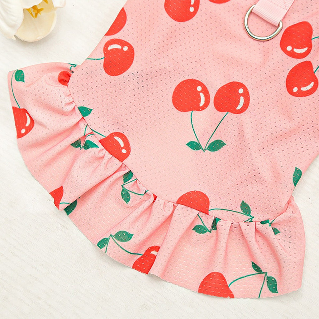 Summer Pet Dress – Ice Silk Cool Floral Outfit_CWMM11118
