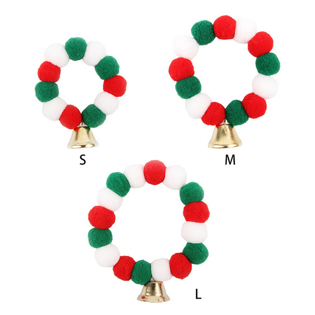 Christmas Pet Collar – Bell Pom Pom Decoration_CWMM11330